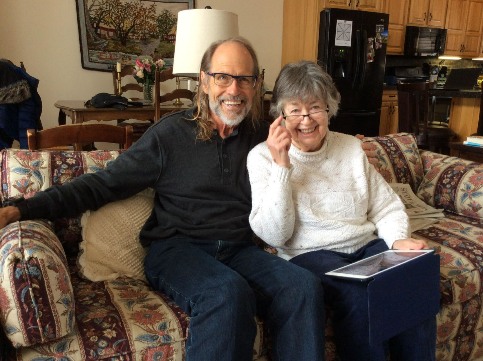 Jim Willmore and his mother, Betty Willmore